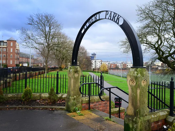 Albert Park in Lower Broughton