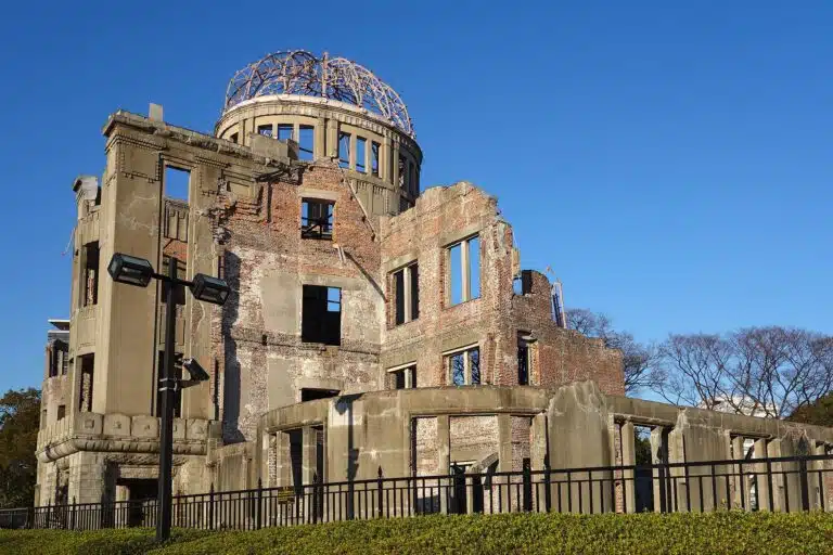 The Genbaku Dome at the Hiroshima Peace Museum