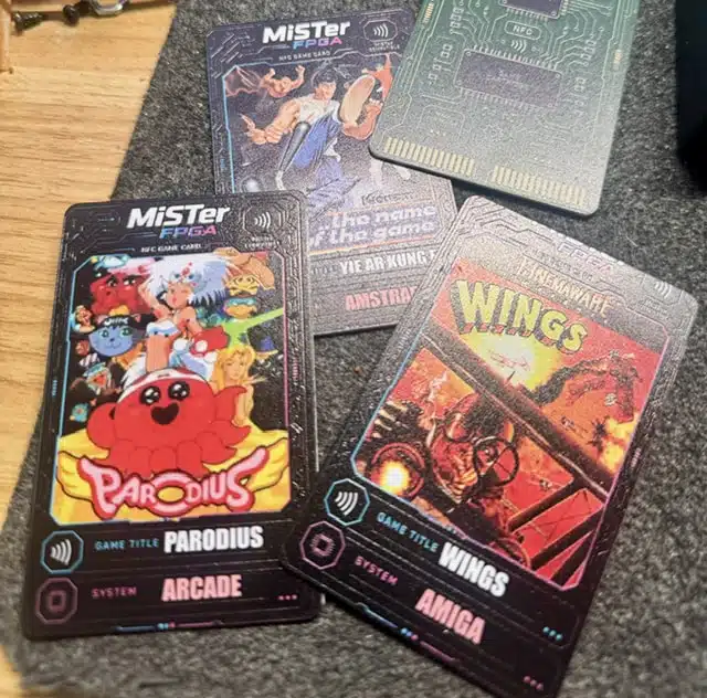 Custom NFC game cards for Zaparoo on MiSTer FPGA