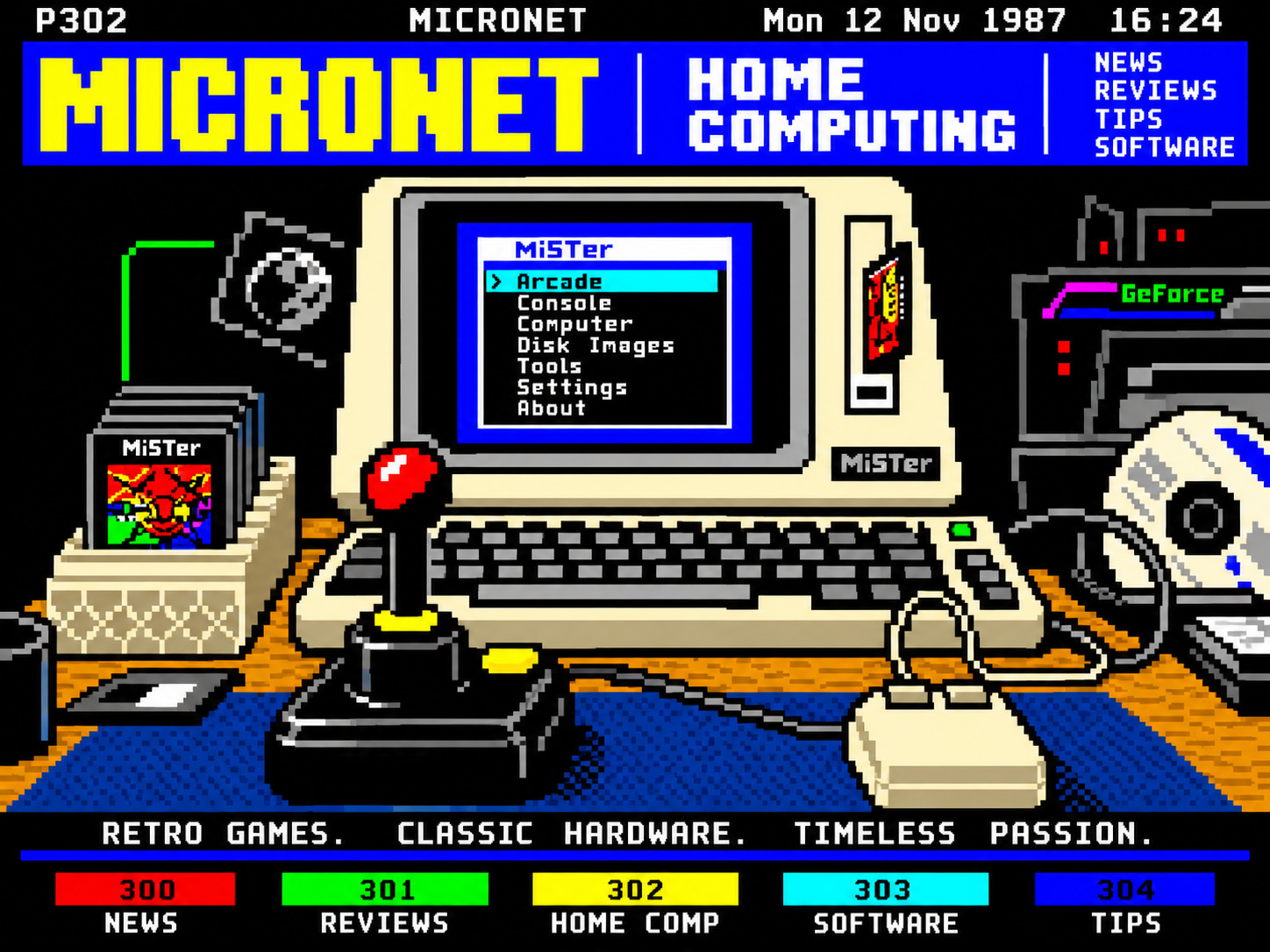 Pablonet-style pixel artwork for My MiSTer FPGA is better than your MiSTer FPGA – here’s how to build the ultimate, ultimate retro gaming rig