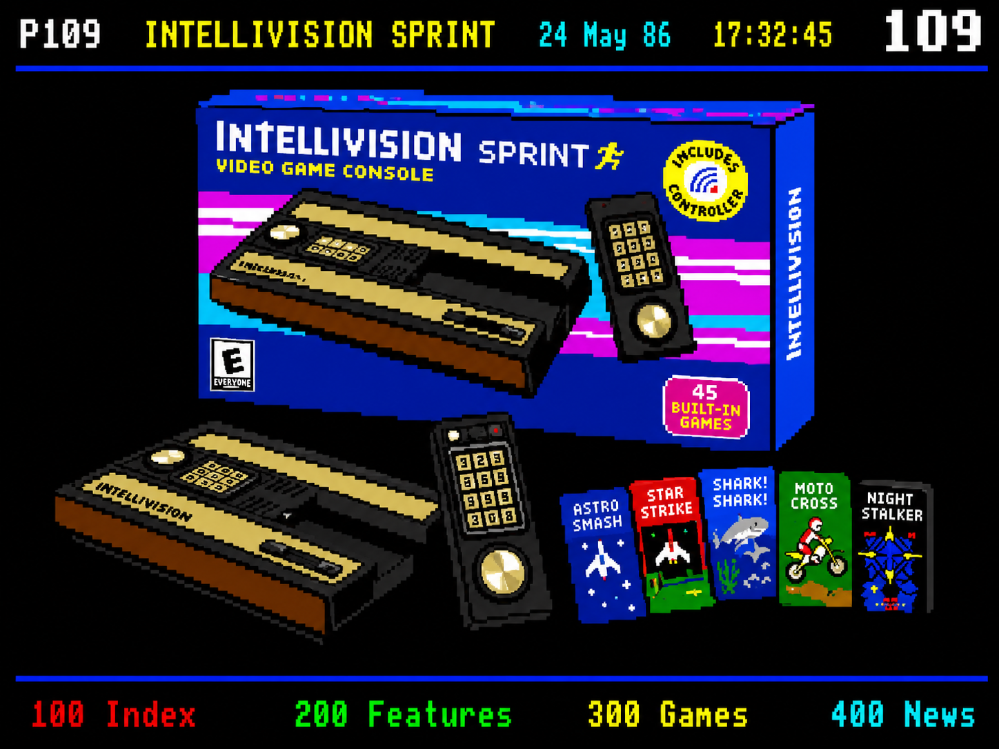 Pablonet-style pixel artwork for Exclusive: Why Atari let Intellivision stay Intellivision – The Escapist speaks to the guys behind the Sprint