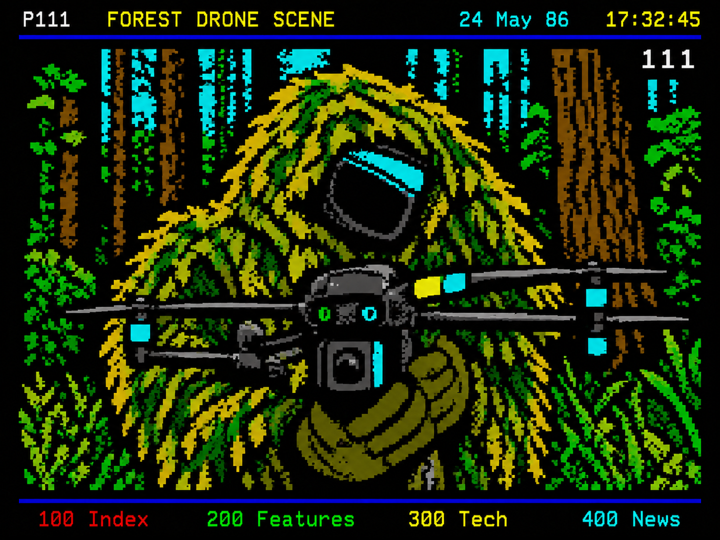 Pablonet-style pixel artwork for Exclusive interview: Inside the drone sim on Steam helping train Ukraine’s wartime FPV operators in their fight against Putin